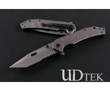 SOG.K959B spring assisted half serrated blade folding knife UDTEK19901